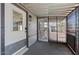 Covered patio offers a welcoming entrance and protection from the elements at 2121 N Center St # 166, Mesa, AZ 85201