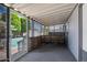 Relaxing screened-in patio area with views of the community pool at 2121 N Center St # 166, Mesa, AZ 85201