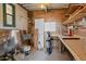 Multi-purpose storage room with shelving, window, and exterior door at 2121 N Center St # 166, Mesa, AZ 85201