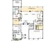 Detailed floor plan highlighting the layout including the bedrooms, baths, kitchen, and patio at 24422 N 128Th Way, Scottsdale, AZ 85255