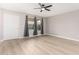 Light and airy bedroom with ceiling fan and plank flooring at 2502 N 22Nd Dr, Phoenix, AZ 85009