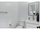 Bathroom features a modern vanity, with gold accents and fixtures at 26631 S 169Th Pl, Queen Creek, AZ 85142