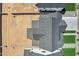 Newly constructed home features a spacious backyard and a modern roof design at 26643 S 169Th Pl, Queen Creek, AZ 85142