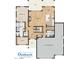 Detailed floor plan showcases the layout of the ground floor with open living spaces at 26655 S 169Th Pl, Queen Creek, AZ 85142