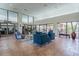 Lobby with tiled floor, sofas, chairs, and view of the outside at 9645 W Kimberly Way, Peoria, AZ 85382