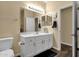 Neutral bathroom featuring a vanity with sink and neutral decor at 20848 E Desert Hills Blvd, Queen Creek, AZ 85142