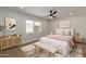 Inviting bedroom with neutral tones, natural light, and stylish decor at 6607 S Mitchell Dr, Tempe, AZ 85283