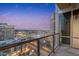 Balcony view overlooking city skyline and street views at 1 E Lexington Ave # 1302, Phoenix, AZ 85012