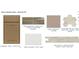 Selection of modern interior finishes with backsplash, tile, countertop, and cabinets at 12580 W Trumbull Rd, Avondale, AZ 85323
