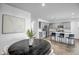 Open-concept design showcasing the kitchen and dining area with modern décor at 1482 W Gloucester W Rd, San Tan Valley, AZ 85143