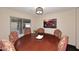 Bright dining room with a round table, stylish chairs, and desert artwork at 17211 N 58Th St, Scottsdale, AZ 85254