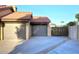 Spacious two-car garage with ample driveway parking and desert landscaping at 17211 N 58Th St, Scottsdale, AZ 85254
