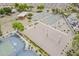 Aerial view of community amenities including tennis, basketball, and volleyball courts at 1744 W Brookwood Ct, Phoenix, AZ 85045