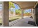 Covered patio with a view of the fenced backyard at 1744 W Brookwood Ct, Phoenix, AZ 85045