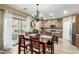 Inviting dining area with sliding glass doors and access to a cozy outdoor space at 2533 W Cordia Ln, Phoenix, AZ 85085