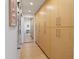 Hallway with lots of wood storage and views to the rest of the house at 309 E Huntington Dr, Tempe, AZ 85282