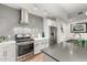 Well-equipped kitchen featuring stainless steel appliances, gray subway tile backsplash, and quartz countertops at 3131 N Central Ave # 6010, Phoenix, AZ 85012