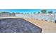 Large backyard space with a block fence and plenty of room for customization at 32017 N Redding St, Wittmann, AZ 85361
