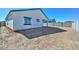 Backyard featuring a covered patio, and block fencing at 32017 N Redding St, Wittmann, AZ 85361