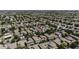 Aerial view of a residential neighborhood, with an orange pin marking the home's location at 3330 E Carla Vista Dr, Gilbert, AZ 85295