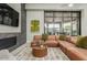 Modern resident lounge with comfortable seating, sleek fireplace, and stylish decor at 3330 S Gilbert Rd # 2021, Chandler, AZ 85286