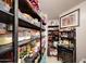 Well-stocked walk-in pantry featuring extensive shelving and storage solutions at 4138 N 298Th Ln, Buckeye, AZ 85396