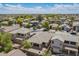 Real estate aerial view of suburban neighborhood featuring well-maintained homes, landscaping, and street views at 43828 W Roth Rd, Maricopa, AZ 85138