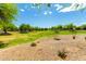 Green park area featuring walking path and ample greenery and trees at 4495 E Woodside Way, Gilbert, AZ 85297