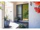 Welcoming front porch with stylish olive door and decorative tile at 6314 N 14Th St, Phoenix, AZ 85014