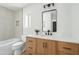 Modern bathroom featuring a stylish vanity, sleek fixtures, and a bathtub at 6351 E Waltann Ln, Scottsdale, AZ 85254