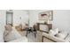 Inviting living room with stylish decor, a modern rug, and neutral furniture at 6351 E Waltann Ln, Scottsdale, AZ 85254