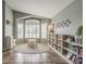 Bright playroom featuring a bay window and built-in storage at 720 W Gail Ct, Gilbert, AZ 85233