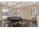 Bright dining room with plantation shutters allowing for soft, natural light throughout at 81 E Rock Wren Dr, San Tan Valley, AZ 85143