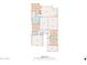 Detailed floor plan showcasing the layout of the home's bedrooms, bathrooms, and living spaces at 8512 E Gilded Perch Dr, Scottsdale, AZ 85255
