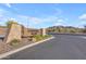 Community entrance sign for Copper Bend with desert landscaping at 3466 E Hazeltine Way, Queen Creek, AZ 85142