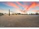 Spacious backyard featuring desert landscaping and a towering saguaro cactus at 3323 N 81St St, Mesa, AZ 85207