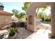 Front patio with chairs, potted plants, and decorative accents at 8863 S Grandview Dr, Tempe, AZ 85284