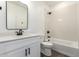 Bathroom featuring a combination shower and tub at 9486 W Sandstone Mountain Dr, Casa Grande, AZ 85194