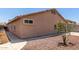 Well-maintained backyard showcasing desert landscaping and a clean, stuccoed exterior wall at 12238 W Monroe St, Avondale, AZ 85323