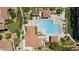 Aerial view showcases a large pool and lounge area at 20660 N 40Th St # 1089, Phoenix, AZ 85050