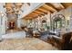 Inviting living room boasting high ceilings, exposed beams, and natural light at 20660 N 40Th St # 1089, Phoenix, AZ 85050