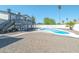 Pool and backyard featuring a multi-level deck, an inground pool and desert landscaping at 4530 W Paradise Dr, Glendale, AZ 85304