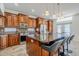 Spacious kitchen with a large island, stainless steel appliances, and ample cabinetry at 1001 N Quail Ln, Gilbert, AZ 85233
