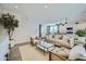 Cozy living room featuring a plush sofa, stylish decor, and an open layout at 10149 E Ursula Ave, Mesa, AZ 85212