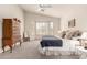 Comfortable main bedroom with a large bay window offering ample natural light at 10287 E Verbena Ln, Scottsdale, AZ 85255