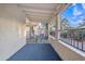 A covered patio shows a table and chairs, and views of the fenced backyard at 1120 N Val Vista Dr # 10, Gilbert, AZ 85234