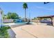 Backyard with a large pool, gazebo, and outdoor seating area at 2410 N 40Th St, Phoenix, AZ 85008