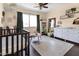 Bright Bedroom with dark wood flooring, large window, neutral colored walls, and classic Bedroom decor at 3031 N Civic Center Plz # 340, Scottsdale, AZ 85251