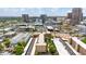 Overhead shot showing buildings and an adjacent neighborhood at 349 E Thomas Rd # E401, Phoenix, AZ 85012