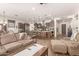 Open-concept living area with a seamless flow into the kitchen and dining space for easy entertaining at 870 E Tonto Pl, Chandler, AZ 85249